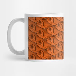 Fish Orange Pattern Mug